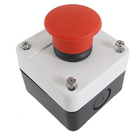 Normal Close Momentary Red Mushroom Cap Push Button Switch 240v 3a