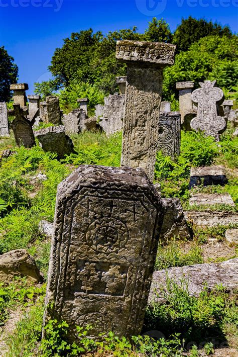 Ancient Rajac Cemetary Near Rajac Village In Serbia 7862453 Stock Photo