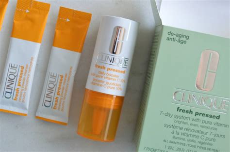 Clinique Fresh Pressed Vitamin C 7 Day System Brighter Skin Is A