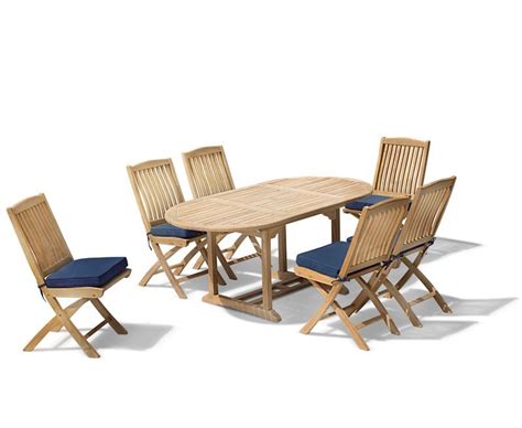 I made a wooden folding set of outdoor garden furniture: Brompton Patio Extending Garden Table and Folding Chairs