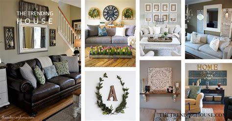 33 Charming Rustic Living Room Wall Decor Ideas For A
