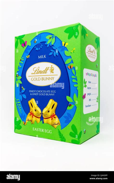Lindt Gold Bunny Easter Egg Milk Chocolate Stock Photo Alamy