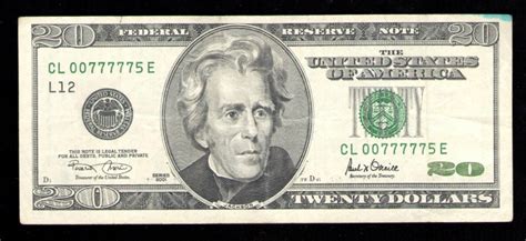 Nestlé usa's confection team used the 20/20/20 rule. 2001 $20 Federal Reserve Note Fancy Serial Number! Fr ...