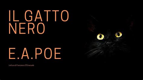 Ea Poe Il Gatto Nero Audiolibro Ita Youtube