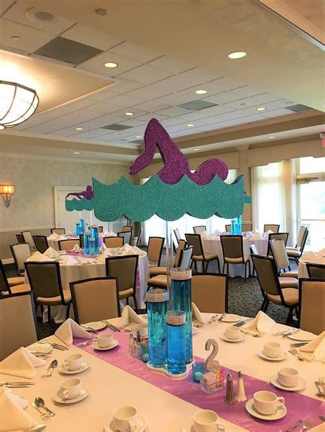 Freestyle Swim Themed Party Centerpieces Sports Party Centerpieces