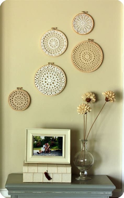 Doily Wall Art Simple Home Decoration