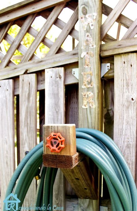 Diy Water Hose Holder Water Hose Holder Water Hose And Faucets