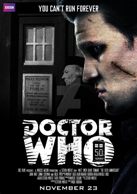 Doctor Who The 50th Anniversary Official Poster By Dalekdom Fanart On