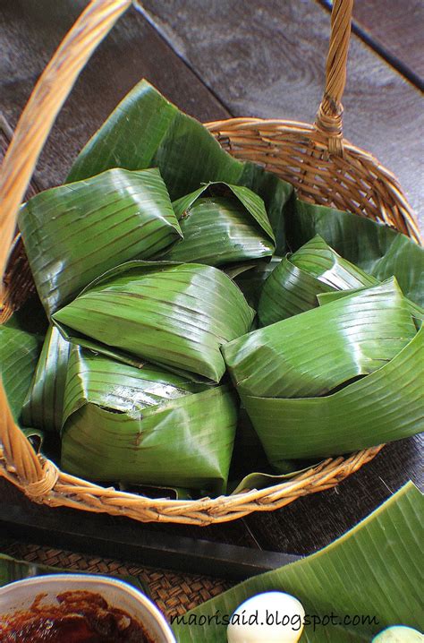 Nasi lemak is a dish originating in malay cuisine that consists of fragrant rice cooked in coconut milk and pandan leaf. Mori's Kitchen: Nasi Lemak Daun Pisang