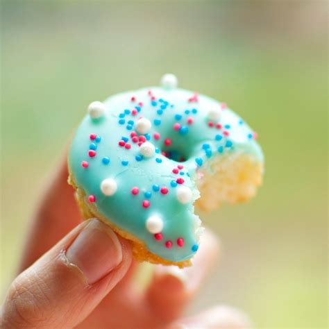 Cotton Candy Mini Donuts Recipe Mini Donuts Donuts Sugar Cookie Mix