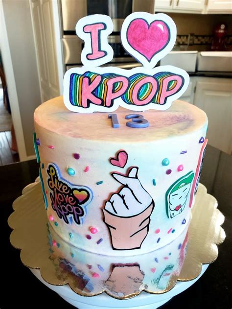 Kpop Themed Cake Themed Cakes Cake Desserts
