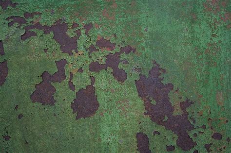 Green Metal Rusty Metal Free Stock Texture