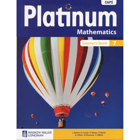 Platinum Mathematics Grade 7 Learners Book Play School Room Cc