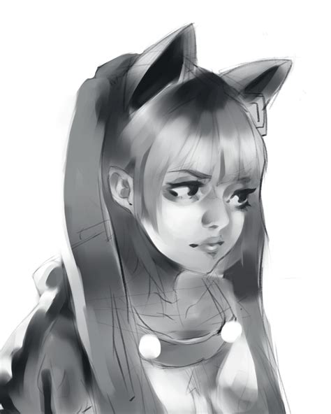Artstation Catgirl Sketch