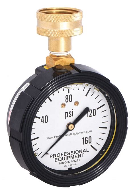 Professional Equipment Home Water Line Test Kit Water Pressure Gauge