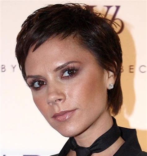 Short messy layered boy cut. Victoria Beckham Volumized Boy Cuts - Hairstyles Weekly