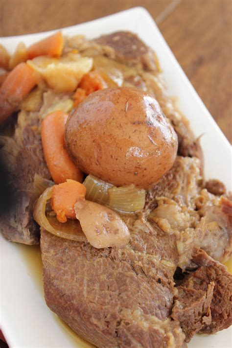 And the meat, potatoes, carrots and flavorful gravy all come together in one pot for the easiest clean up ever. the chuck roast in the instant pot - Mom's Cravings