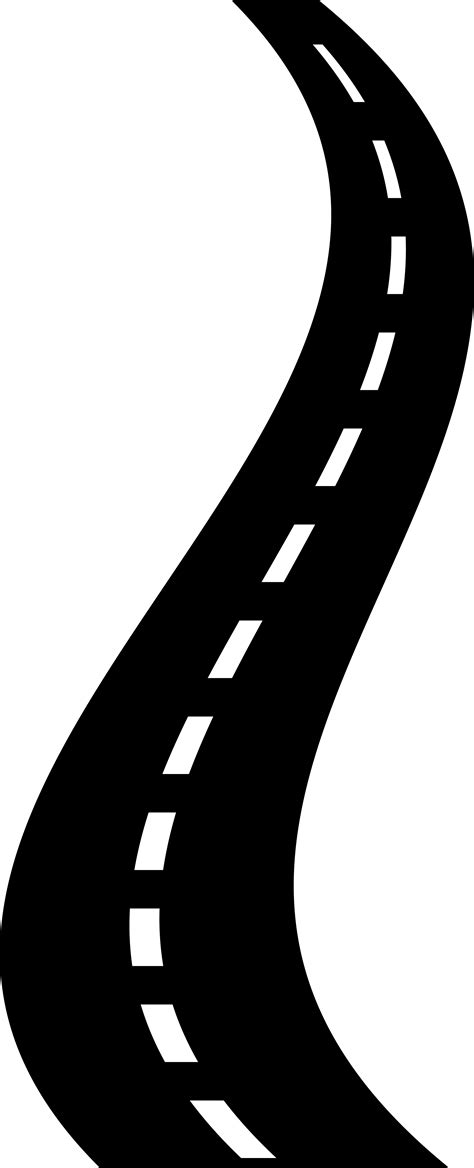 Collection Of Road High Quality Free Curvy Road Clipart In Black And