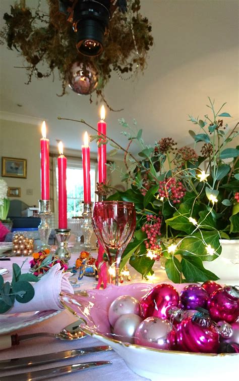 how to revive your christmas table decorations with pink the middle sized garden gardening blog