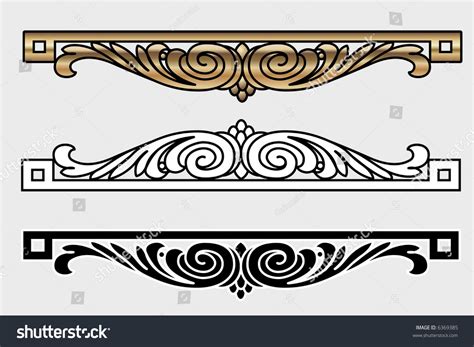 Best stock graphics, design templates, vectors, photoshop templates & textures from creative professional designers. Victorian Style Design Element (Vector) - 6369385 : Shutterstock