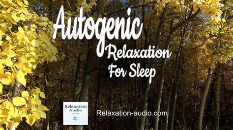 Autogenic Relaxation For Sleep Youtube