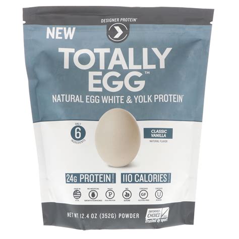 Designer Protein Totally Egg Natural Egg White And Yolk Protein