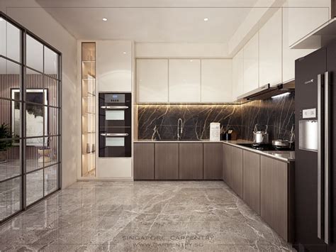5 Stylish Kitchen Interiors For The Modern Home Carpentry Singapore