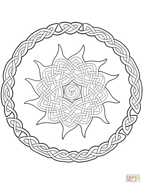 Celtic Mandala coloring page | Free Printable Coloring Pages