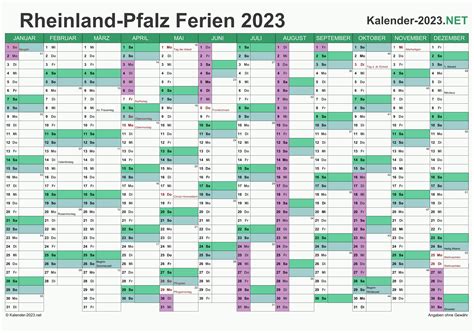 Ferien Rheinland Pfalz 2023 Ferienkalender And Übersicht