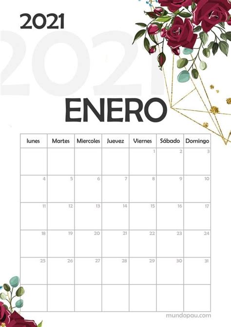 Calendario Mensual 2021 Para Imprimir Bonito Gratis Calendario Mar 2021