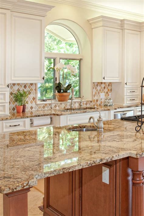 43 Exciting Gold Color Granite Countertops Kitchen Ideas Gold Trend
