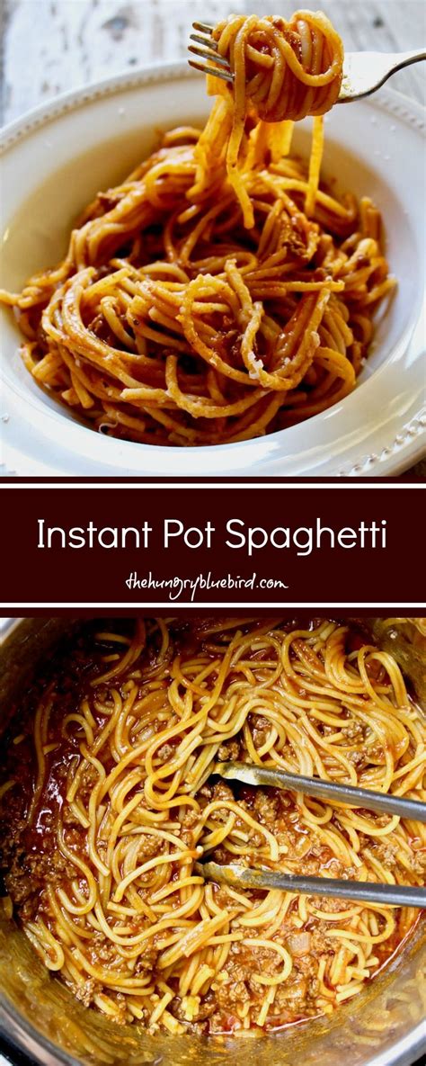 Turn instant pot saute button on. Instant Pot Spaghetti with Meat Sauce | Recipe | Instant pot recipes, Pot recipes, Meat sauce ...