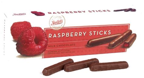 Sweets Chocolate Raspberry Sticks Dark 105 Ounce
