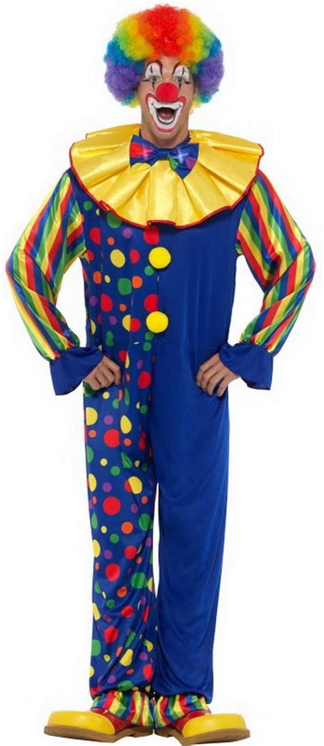 Luxuspiraten Herren Männer Zirkus Clown Kostüm Mit Overall Jumpsuit