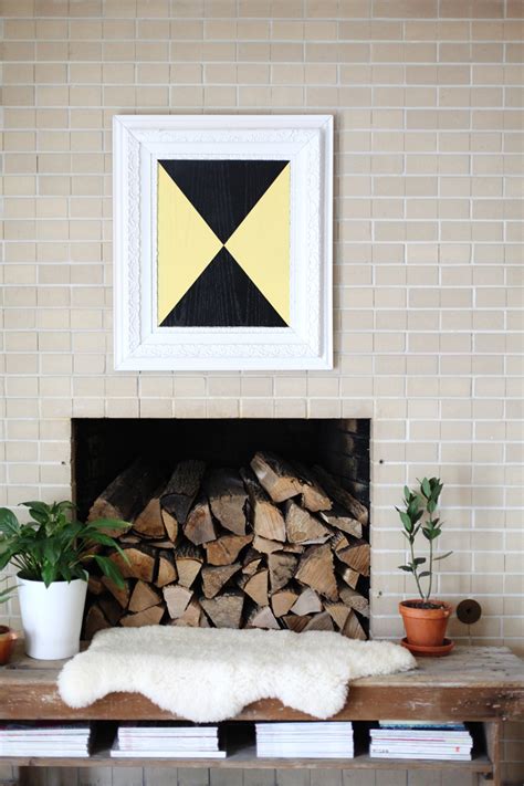 Try This Diy Modern Art For A Vintage Frame A Beautiful