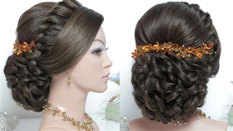 Bridal Hairstyle For Long Hair Tutorial Wedding Updo Step