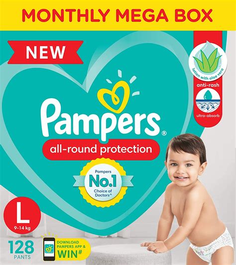 Pampers Diaper Pants Large Size 9 14 Kg 128 Pcs Box Review
