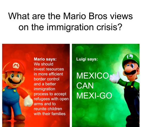 Kdª they are very harmful to your fragile body ' and brainjust give you a rt release of dopamine and serotonin. Who do you side with? | Mario Bros. Views | Know Your Meme