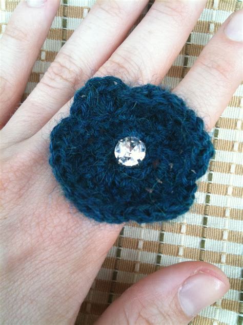 7.5 put in been or gone. crochet ring - Julie Measures