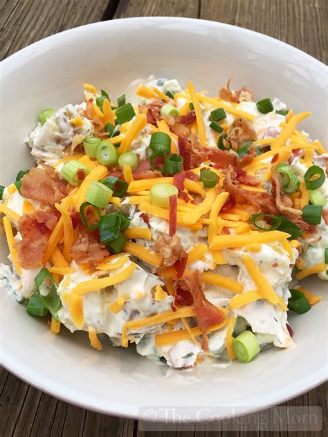 Loaded baked potato salad is a little different than a standard one, but way more flavorful. Loaded Baked Potato Salad - The Cooking Mom