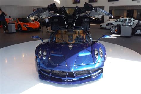 Blue Pagani Huayra Us Spec Gtspirit