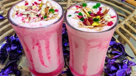 Summer Specialrose Lassi Rooh Afza Lassi Youtube