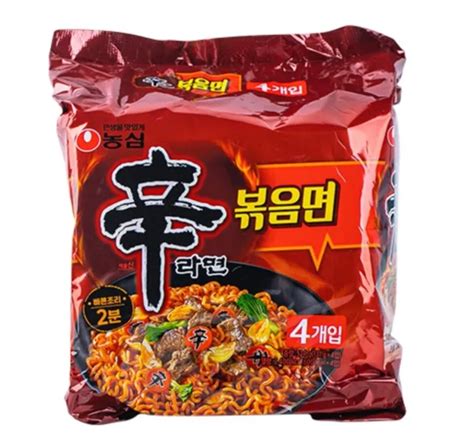 Korean Instant Hot Spicy Noodle Nongshim Shin Ramyun Bokeummyun Ramen