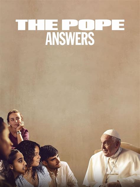 The Pope Answers 2023 Imdb