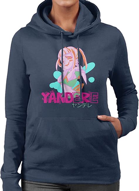 Yandere Anime Girl Womens Hooded Sweatshirt Amazones Ropa Y Accesorios
