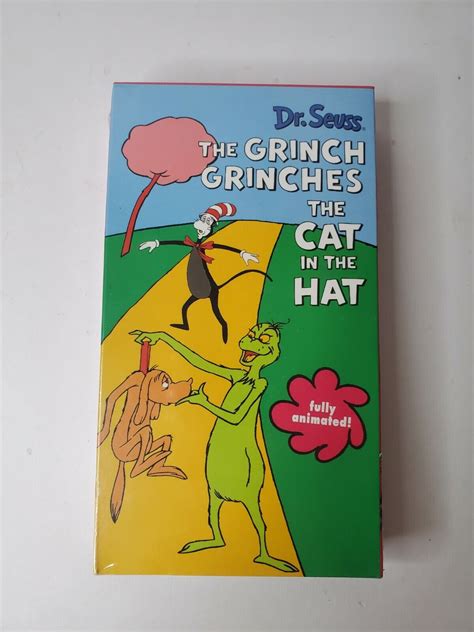 Dr Seuss The Grinch Grinches The Cat In The Hat VHS 2001 For Sale