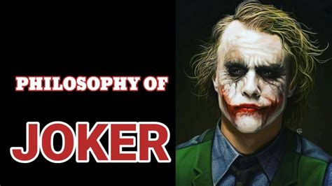 Joker Philosophys From The Dark Knight Joker Quotes Youtube