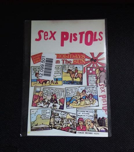 Sex Pistols Holidays In The Sun Promo Postcard 1977 For Sale In