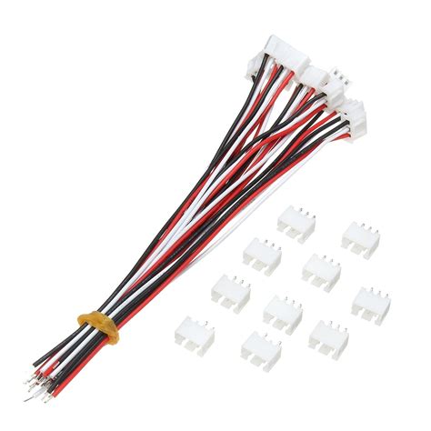Hot 10 Sets Mini Micro Connectors Jst Xh254mm 3 Pin Connector Plug