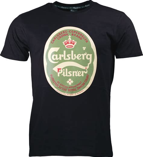 Carlsberg Pilsner T Shirt Black Carlsberg Brand Store